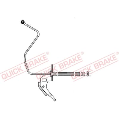 Remleiding QUICK BRAKE 35.914, rechts