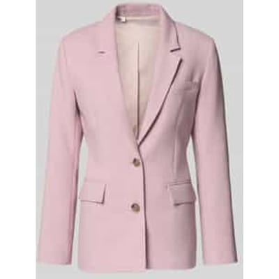 Regular fit longblazer met reverskraag model 'RITA'