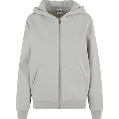 Urban Classics - Fluffy Vest met capuchon - XS - Grijs