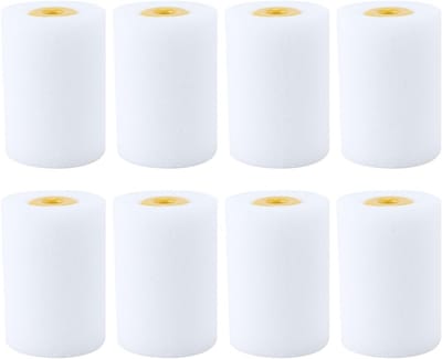 Set van 8 medium verfrollers van 5 cm voor een ultra-gladde afwerking op muren en plafonds met emulsieverf en satijnglansverf.