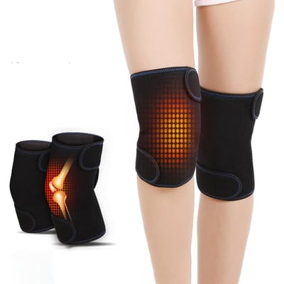 1 paar Magnetische Kniebeschermers Zelfverwarmend Pad Kniebrace Ondersteuning Knie Massagematten Gezondheidszorg