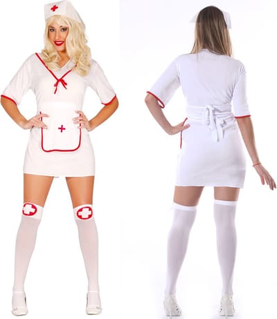 Fiestas Guirca - Outfit zuster - L (42-44) - Carnavalskleding - Carnaval - carnavalskleding 2027 - Carnaval kostuum