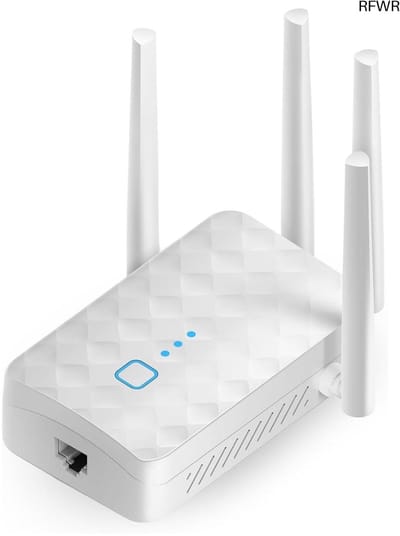 RFWR® Wifi Versterker 1200 Mbit/s - Dual-Band WLAN Repeater voor Stabiele Verbindingen