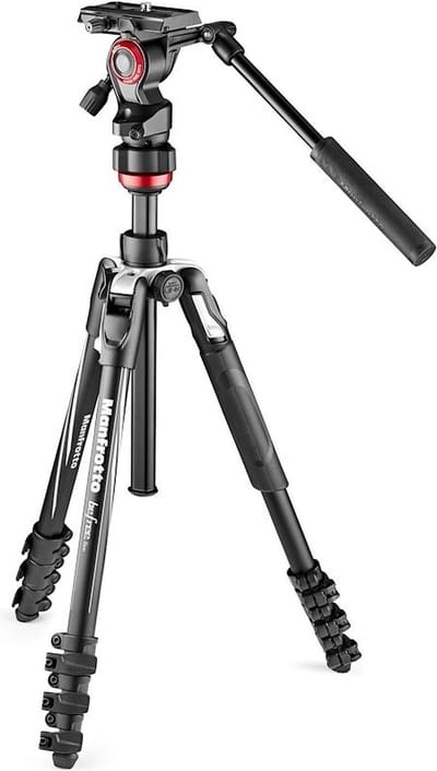 Manfrotto MVKBFRL-LIVE tripod Digitaal/filmcamera 3 poot/poten Zwart, Zilver