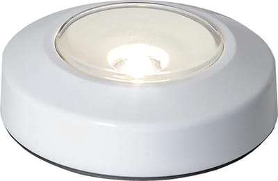 Star Trading LED nachtlampje Functioneel, oriëntatieverlichting, batterij, drukfunctie, rond, aanraakgevoelig, warm wit, Ø 6,9 cm