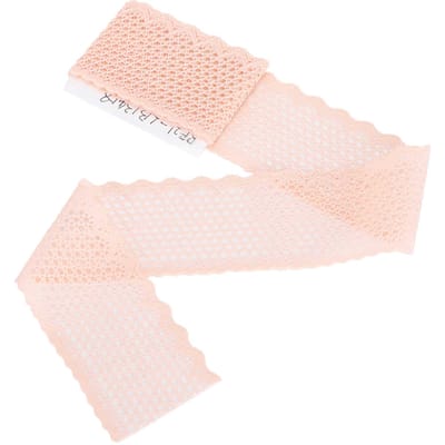 Kantlint Ruitpatroon Decoreren Ontwerpen Kleding DIY Knutselen 10 Yard 4cm Breed Lichtroze beige