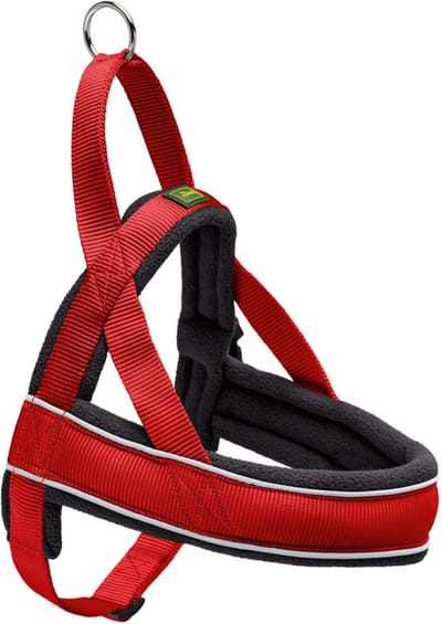 Hunter Harnas Norweger Racing Nylon - Medium - 52-62x2.5x2.5 cm - Rood/Zwart