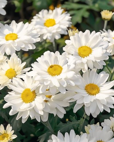 Lage Margriet Zaden Silver Princess Chrysanthemum Maximum Meerjarig