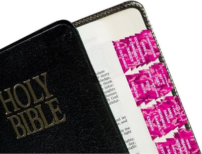 Roze Camo Bijbel Index Tabs voor Oude en Nieuwe Testament met 90 Tabbladen