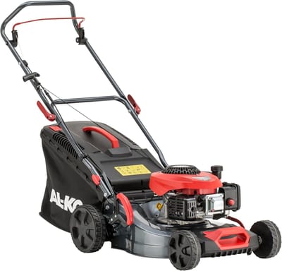 Benzine grasmaaier - Grasmaaier met motor - Gazon onderhoud - Centrale maaihoogte instelling - 41 cm maaibreedte