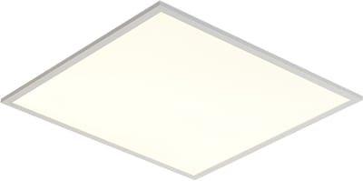 QAZQA reeves - Moderne Dimbare LED Plafondplaat lamp met Dimmer - 1 lichts - L 60 cm - Wit - Garage / Kelder,Hal / Vide,Kantoor / Werkkamer,Winkel / Showroom