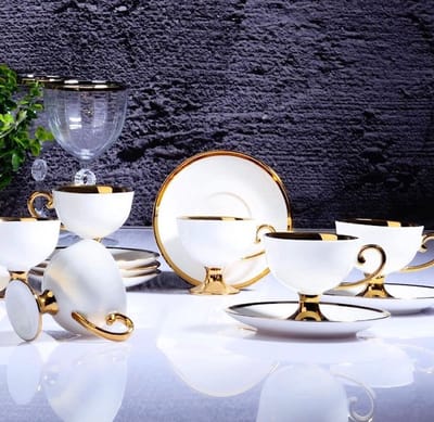 Espresso / Turkse koffie kopjes 6 persoons, 12-delige