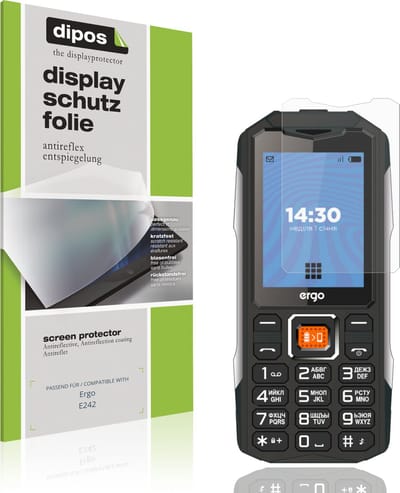dipos – 4x Matte Beschermfolie geschikt voor Ergo E242 | Krasbestendige & antireflecterende Screenprotector Ultra-Thin