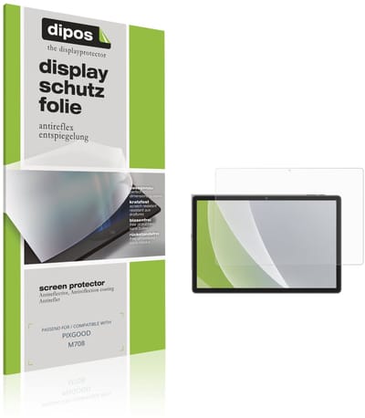 dipos – 2x Matte Beschermfolie geschikt voor PIXGOOD M708 | Krasbestendige & antireflecterende Screenprotector Ultra-Thin