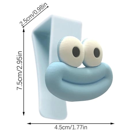 Vuilniszakhouder Klem - Prullenbak Clip - Afval Beheer - Antislip Ontwerp - 15 x 9 x 5 cm - Blauw