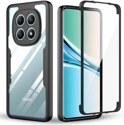 Hoesje geschikt voor Xiaomi Redmi Note 15 4G/5G / Xiaomi Poco M8 - Techsuit ColorVerse 360 Case met Screenprotector - Zwart
