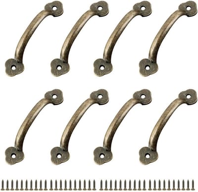 Rustieke Deurknoppen van Zinklegering voor Keuken en Schuurdeur - 100mm Handgrepen voor Meubels en Tuin Decoratie