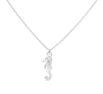 ARLIZI 1965 Ketting zeepaardje hanger - sterling zilver - 44 cm