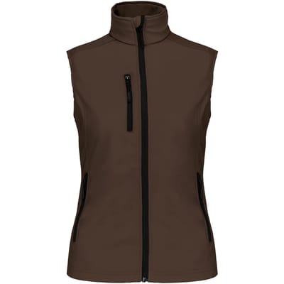 Kariban Dames softshell bodywarmer K404 - Chocolate - L