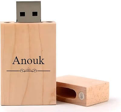 ANOUK naam kado verjaardagscadeau cadeau usb stick 32 GB