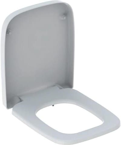 WC-bril Zitting - Toilet Deksel - Badkamer Vernieuwing - Softclose Mechanisme - 48x38cm - Wit Glanzend