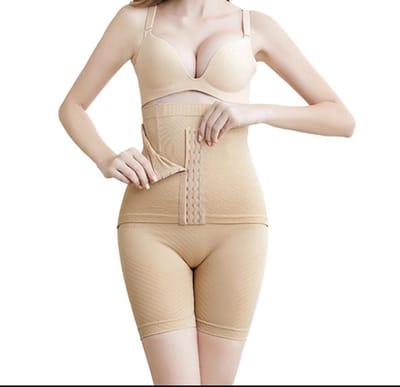 Jumada's - Corrigerend ondergoed - Waist trainer - Corset - Beige/creme - XL/XXL