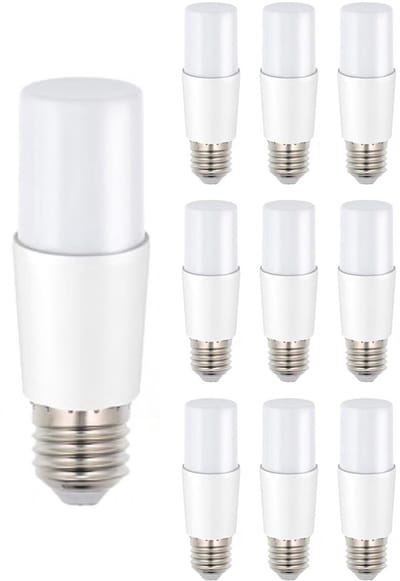 VITO LED Buislamp T37 E27 - 9W (vervangt 50W) - 675lm - 2700K - 220-240V - Ø37mm - Energiezuinig - 10 stuks