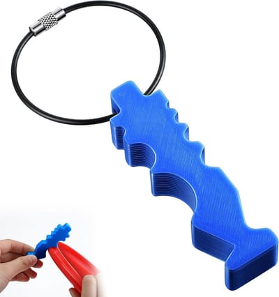 Reparatiegereedschap Disc Golf - Schijf Onderhoud Fix Tool - Schijven Herstellen - Efficiënt Reinigingsvermogen - 7.3 cm - Blauw