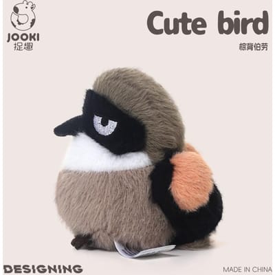 11cm Mini Levensgetrouwe IJsvogel, Mus, Vorkstaart Zonvogel, Spreeuw Pluche Speelgoed Gevuld Pluizige Vogel Zachte Pop Kinderverjaardag Kerstcadeaus 11cm