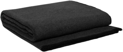 WOOOL Plaid - Fleece LUX (Charcoal) - 145×200cm