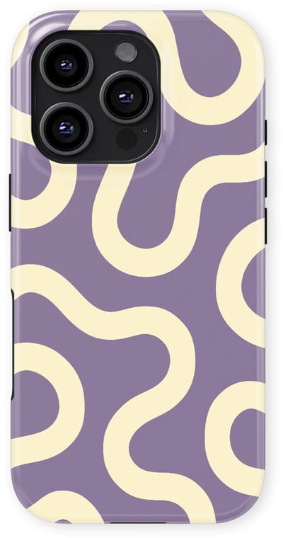 DripCase Motion Flow Tough Hoesje geschikt voor iPhone 16 Pro | Backcover met Mag | Trendy Design | Valbescherming | Pastel Path