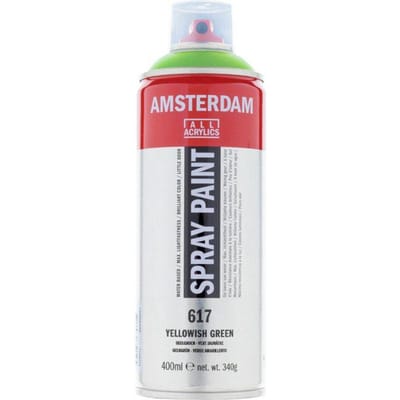 Bombe de peinture Amsterdam 400 ml vert jaunâtre groen