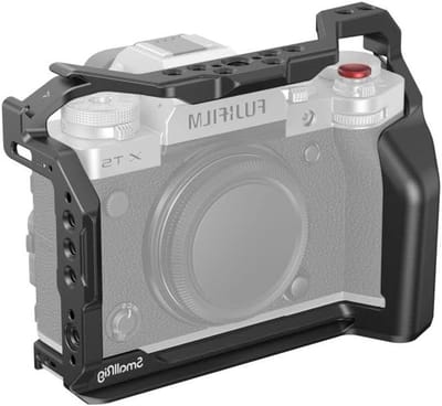 Aluminium Camera Cage voor Fujifilm X-T5 - Duurzame Behuizing, Bescherming en Accessoires voor Videografie en Fotografie