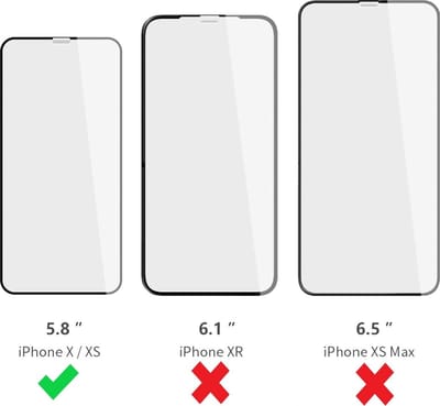Screenprotector - Geschikt voor Apple iPhone X - Extra Sterk - Gehard Glas - Beschermglas - Tempered Glass - Screen Protector
