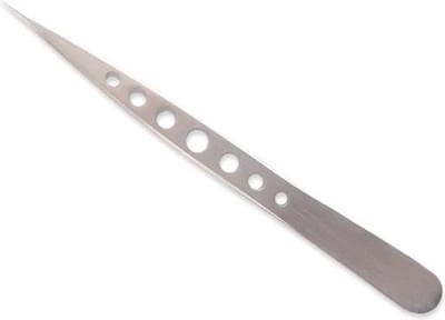 Erlinda - Design Pro - Professionele Eyelash-Wimperpincet - Punt - 12 cm.