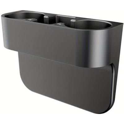 Autobekerhouder Auto Stoelgleuf Waterbeker Drankfles Blikje Telefoon Sleutels Organizer Opbergrek Houder Standaard Drankhouder Auto Accessoires zwart