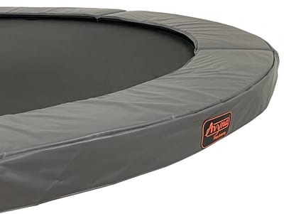 Universele Trampoline Rand Ø305 cm – Rond – Grijs – Heavy Duty – Geschikt voor alle merken trampolines