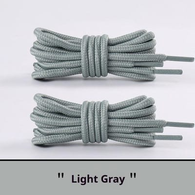 2 Paar Klassieke Ronde Schoenveters voor Sneakers Laarzen Wandelschoenen Schoenveter Oxford Heavy Duty en Duurzaam Schoenveters 150cm lichtgrijze kleur