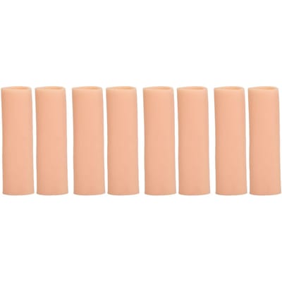 4 Paar Teensokken Herbruikbaar Ademend Gecushioneerd Schokverlichting Zacht Elastisch Teenkussen Beschermers voor beige