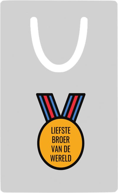 Hacebo® - liefste broer van de wereld metalen boekenlegger- Broer - de liefste broer - verjaardagscadeau - verjaardag - cadeau - cadeautje voor broer - broer artikelen - kado - geschenk - gift Bladwijzer boekenleggers - 7.6 cm x 5cm