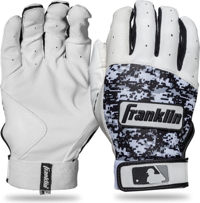 Franklin Digitek Series Youth L White/Black voor Sport Honkbal/Softball