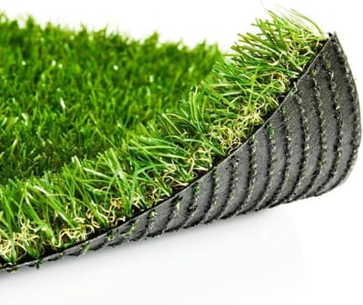 Kunstgras Mat - Synthetisch Gazon - Tuin Verfraaien - Onderhoudsarm & Veilig - 2x10 Meter - Legergroen