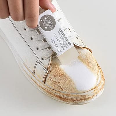 Narimano® Schoenen Schoonmaken Gum - Schapenvacht Matte Lederen Stof Schoenverzorging - Schoon Borstels Witte Schoenen Sneakers Boot Cleaner Vlek