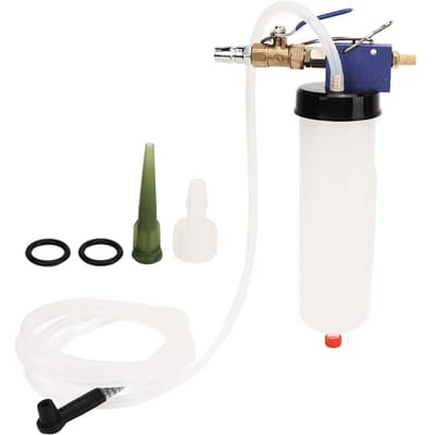 Outil de changement de liquide de frein pneumatique, très efficace, fiable et facile à utiliser, changement d'huile de direction assistée white