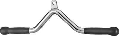 Outtec® Lat Pulldown Bar - Lat Pulldown Grip - V-Shape - tot 150 kg - Staal - Rubberen Handgrepen - Krachtstation - Fitness - Home Gym