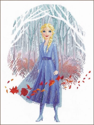 Vervaco - Telpakket kit - Disney Frozen 2 Elsa - PN-0182572 - Borduren - Borduurpakket - Borduurpakket volwassenen