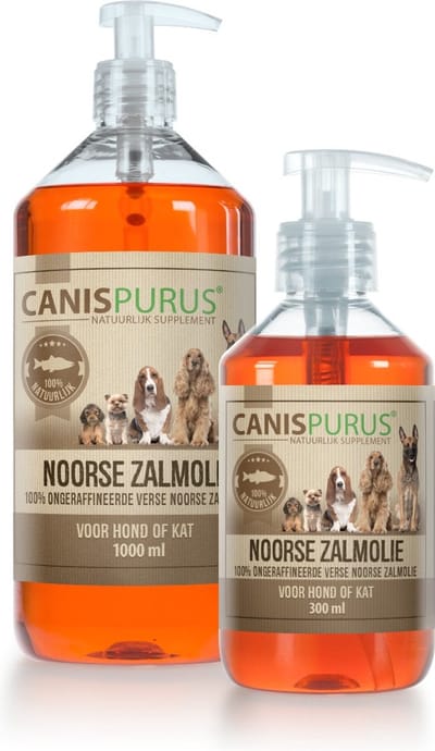 Canis Purus-Noorse Zalmolie-300ml-Voedingssupplement