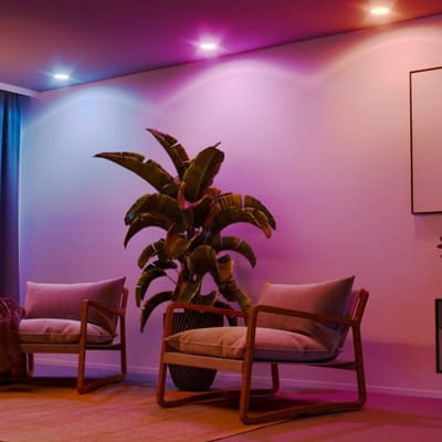 Hama Smart LED lamp helder GU10 WLAN Matter 4,9 W RGBW