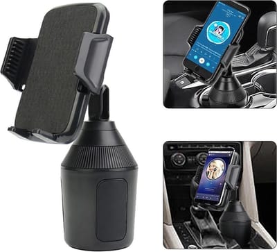 Universele Bekerhouder - LB-430 Cup Holder - Telefoonhouder Beker - One-Touch- ontwerp Geschikt voor: Universeel.