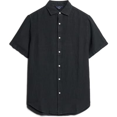 Superdry - Studios casual linnen overhemd - Heren - Shirts